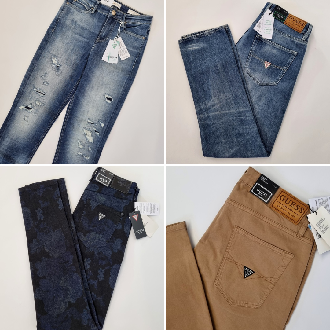 Mix of jeans and trousers by Guess Mix of jeans and trousers by Guess